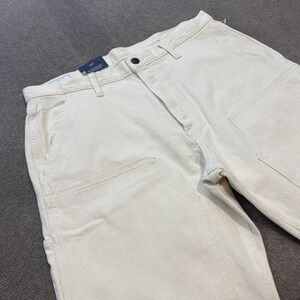 Gap Original Jeans Mens Size 34x30 White Relaxed Straight Y2K Denim Grunge